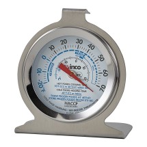 Winco TMT-RF2 Refrigerator/Freezer Thermometer, Dial-Type, 2&quot;, -20 To 70 F