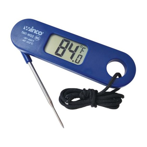 Winco TMT-WD2 Digital Thermometer, Folding Probe,-40° to 450°F