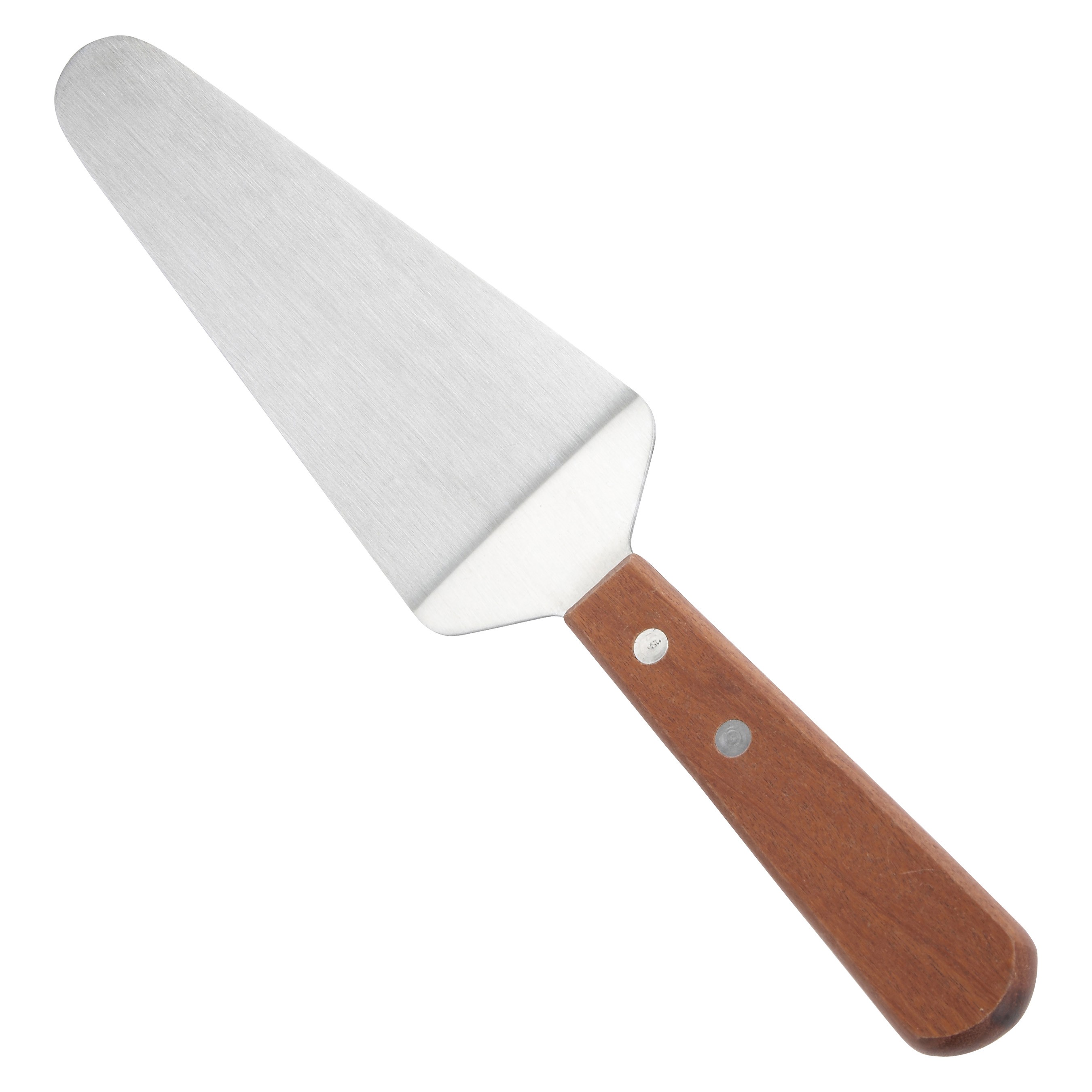 Winco TN166 Pie Server with Wooden Handle, 5-1/2" Blade