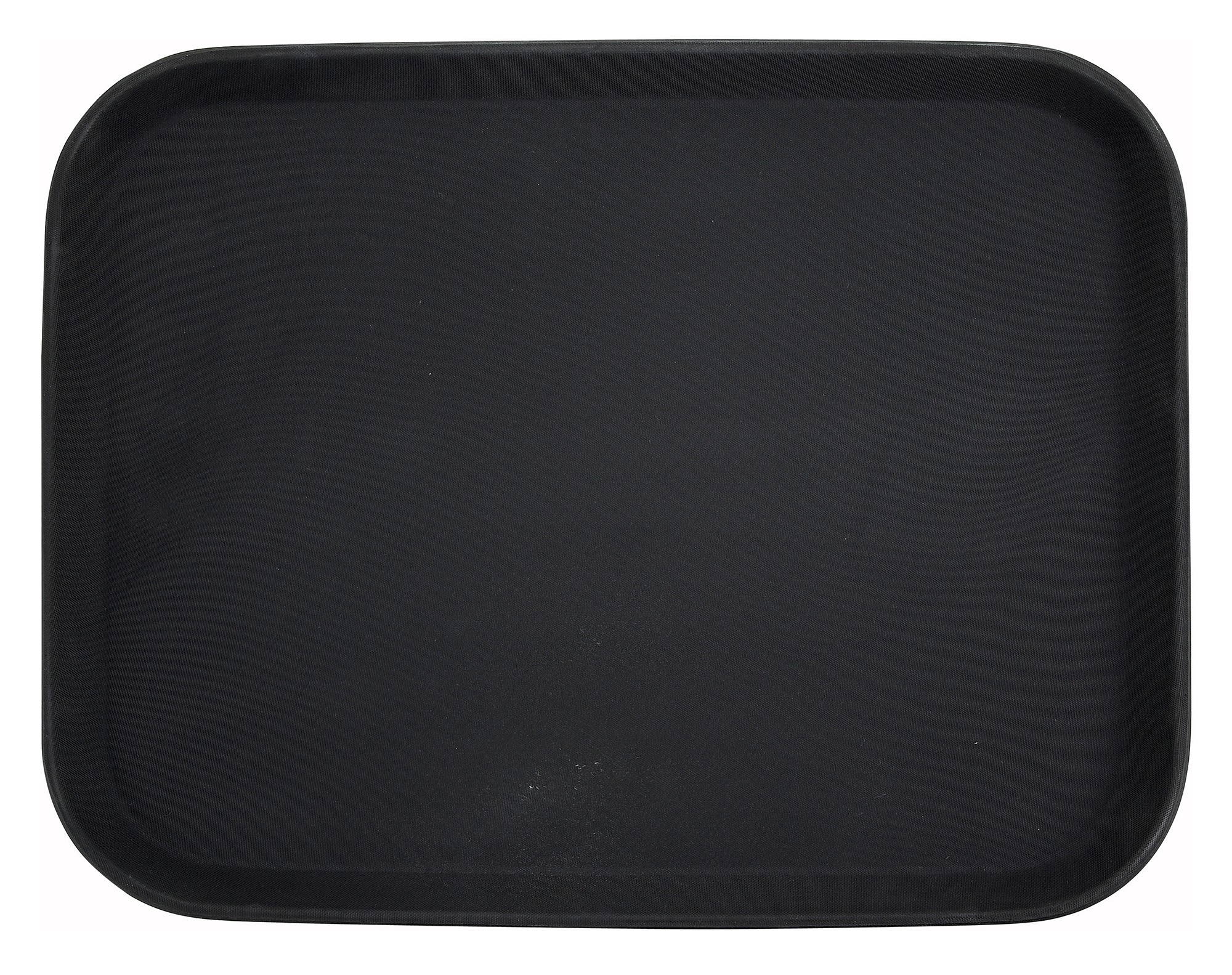 Winco TRH-1418K Black Easy Hold Rectangular Tray 14" x 18"