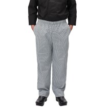 Winco UNF-4KM Houndstooth Poly-Cotton Blend Relaxed Fit Chef Pants, Medium