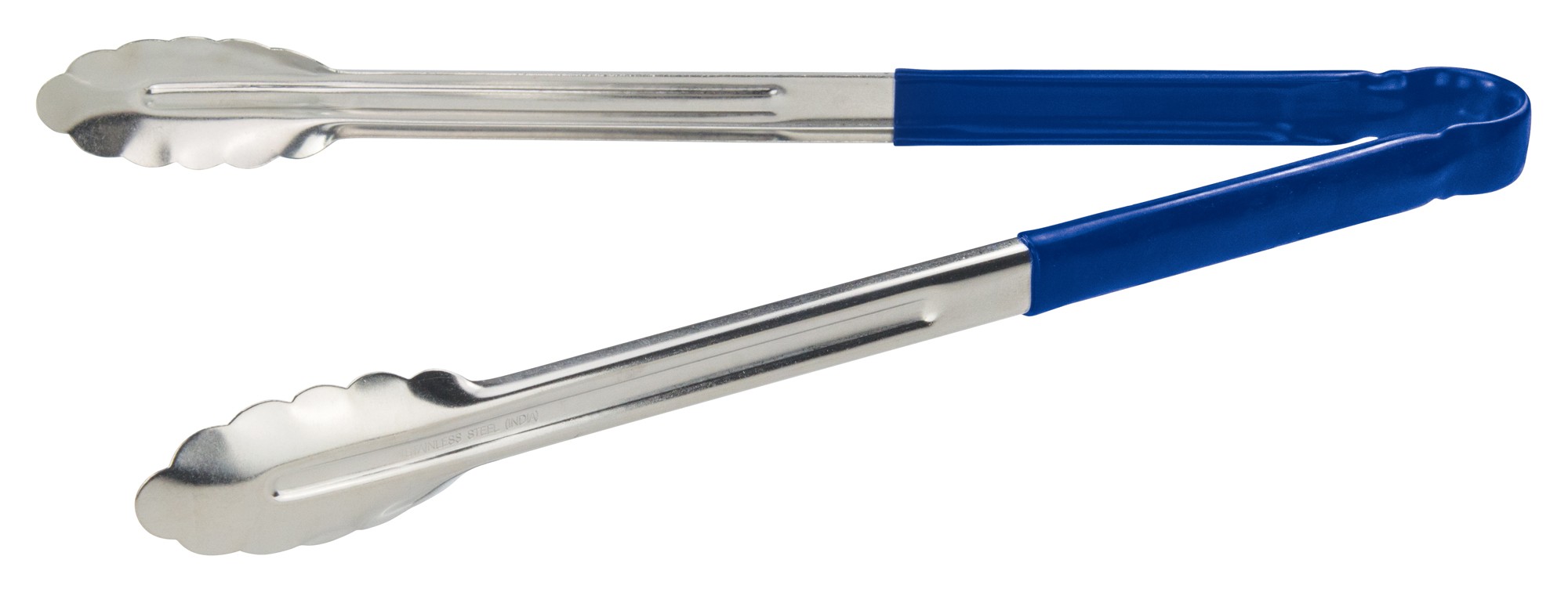 Winco UT-16HP-B Blue Heavy Duty Utility Tong with Plastic Handle 16"