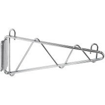 Winco VCB-14 Chrome-Plated Wall Mount Shelving Bracket 14&quot;W