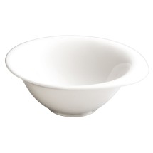 Winco WDP004-206 Ocea Creamy White Porcelain Round Bowl 6"