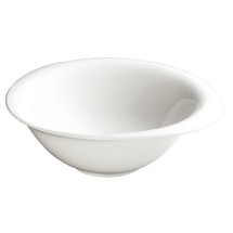 Winco WDP004-207 Ocea Creamy White Porcelain Round Bowl 8&quot;