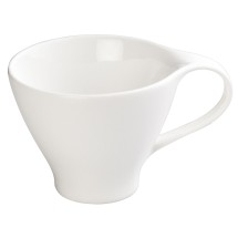 Winco WDP004-214 Ocea Creamy White Porcelain Coffee Cup 3-1/2&quot;