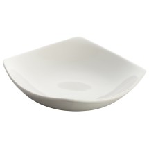 Winco WDP013-103 Lera Porcelain Bright White Square Plate 5-1/4&quot;
