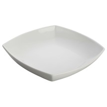 Winco WDP019-101 Sefton Porcelain White Square Bowl 10&quot;
