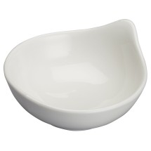 Winco WDP021-103 Mescalore Porcelain Bright White Dish 3-3/4&quot; Dia