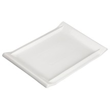 Winco WDP021-114 Mescalore Porcelain Bright White Plate 10-3/8&quot; x 4&quot;