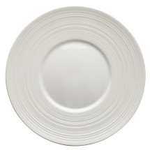 Winco WDP022-106 Zendo Porcelain Bright White Round Plate 8-1/8&quot;