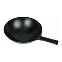 Winco WOK-34 Black Carbon Steel Chinese Iron Wok 14"