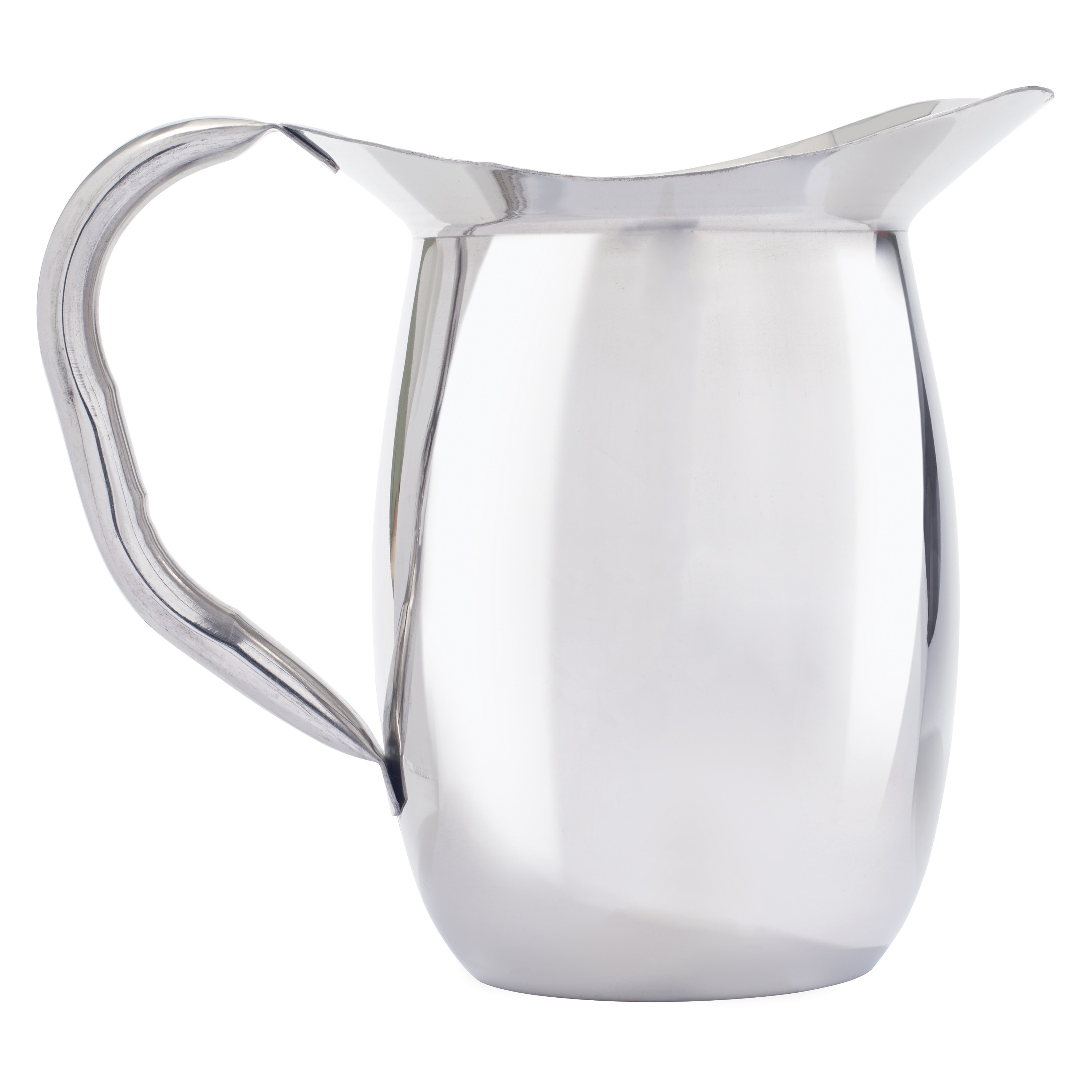 Winco WPB-2 Stainless Steel Deluxe 2 Qt. Bell Water Pitcher