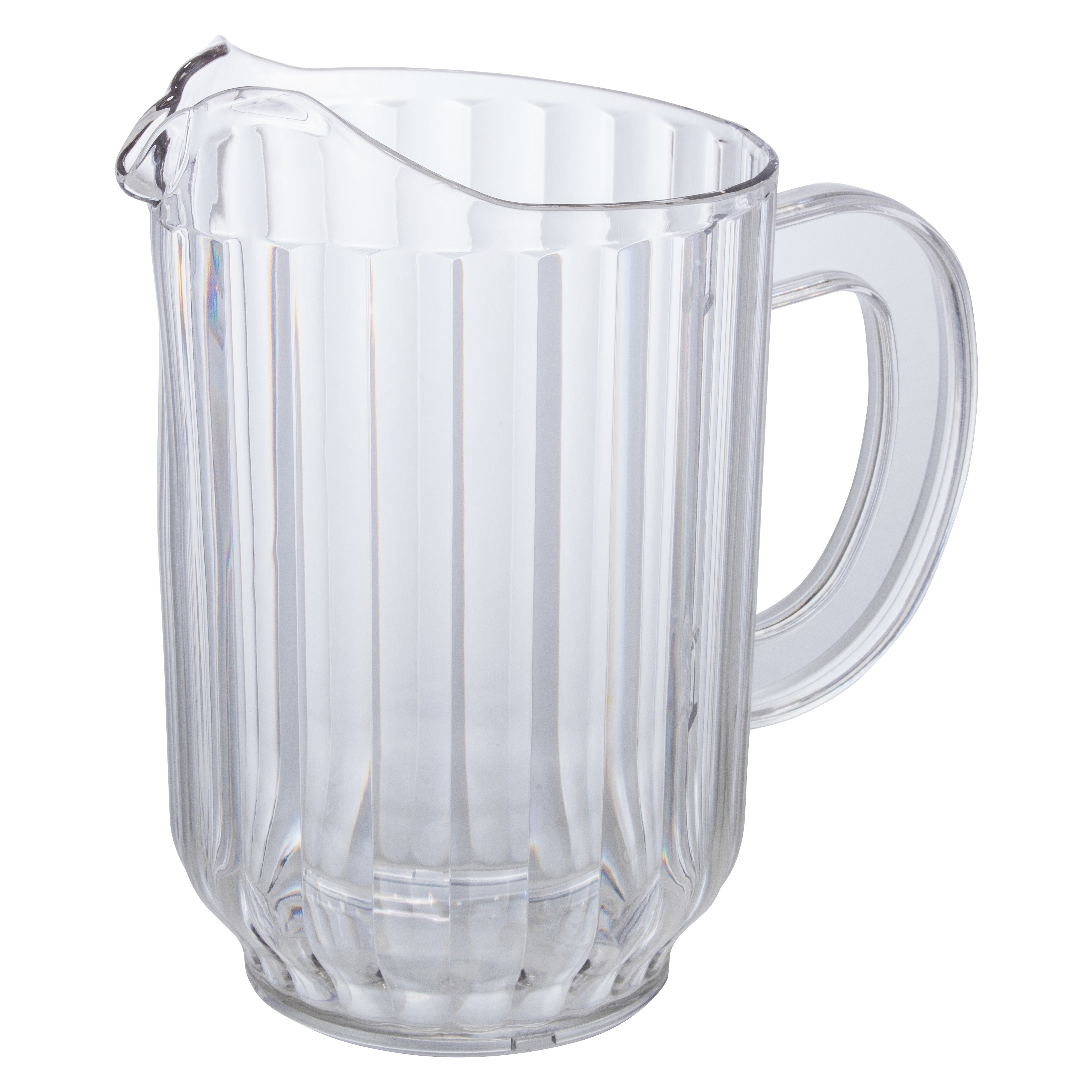 Winco WPC-60 Clear Polycarbonate 60 oz. Water Pitcher