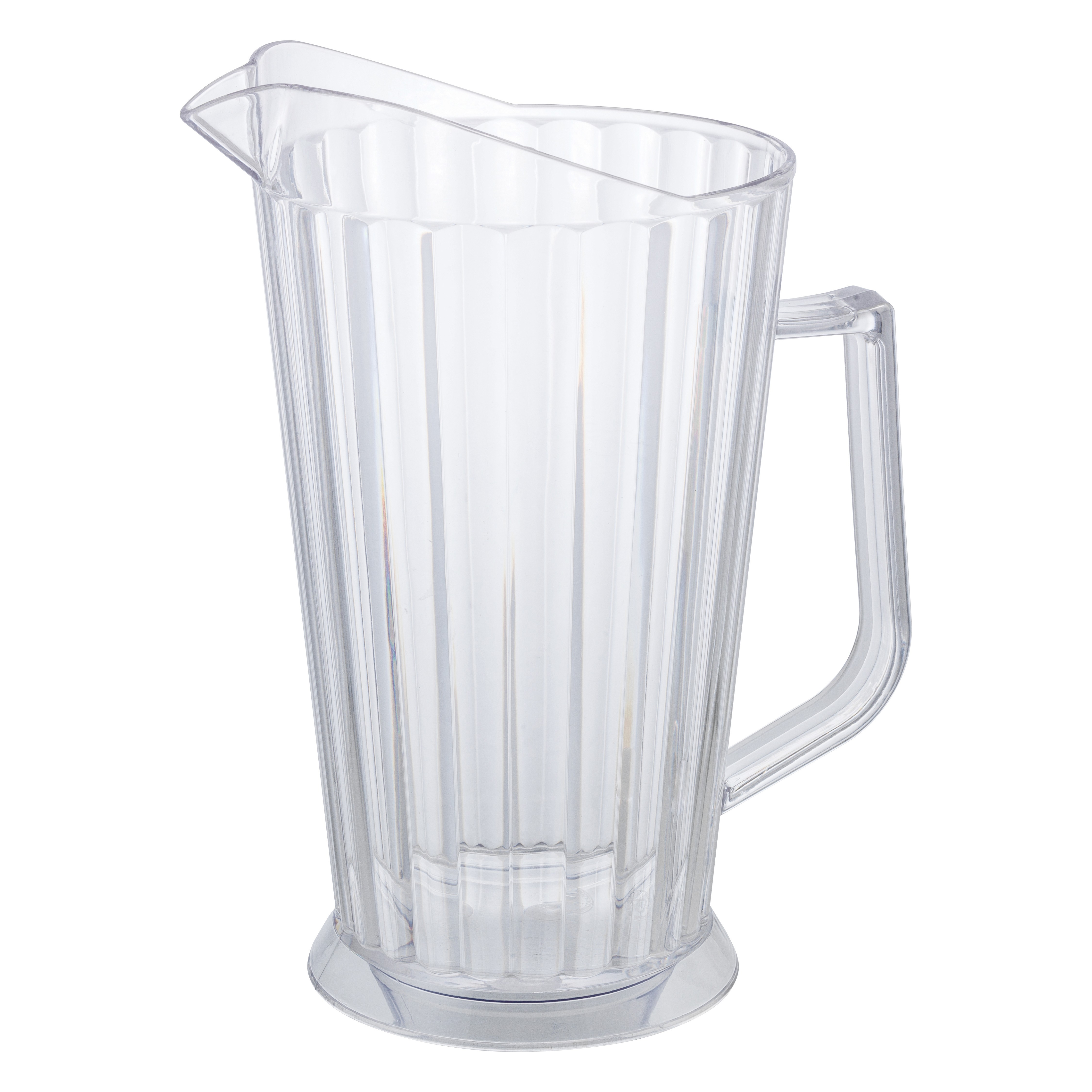 Winco WPCB-60 Clear Polycarbonate 60 oz. Beer Pitcher