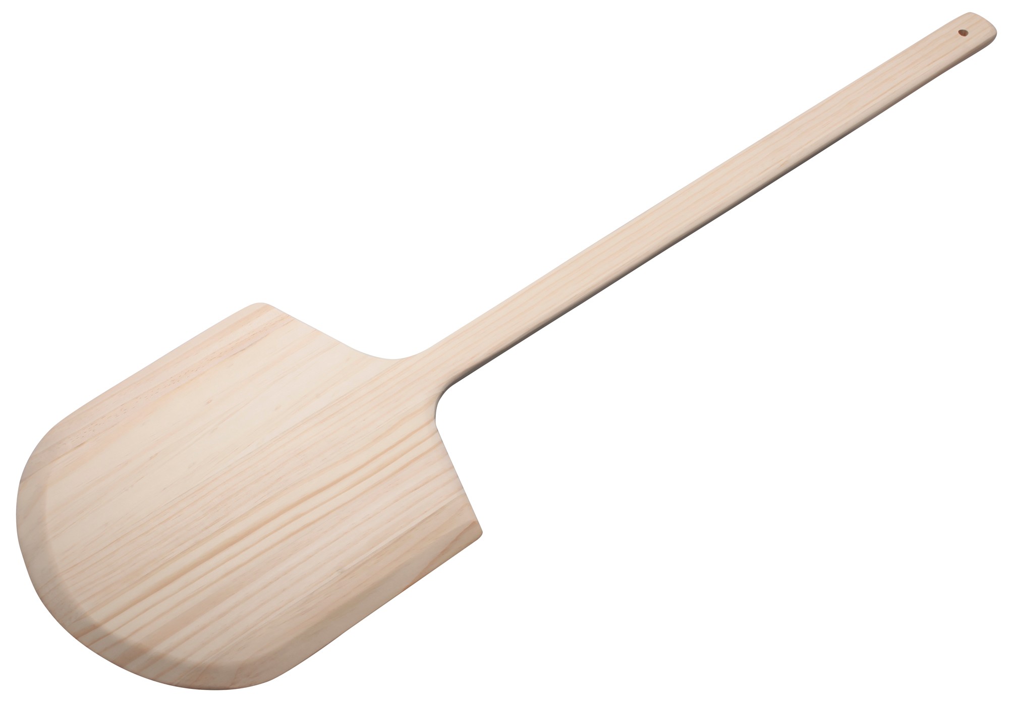 Winco WPP-1242 Wooden Pizza Peel with 12" x 14" Blade, 42" OL