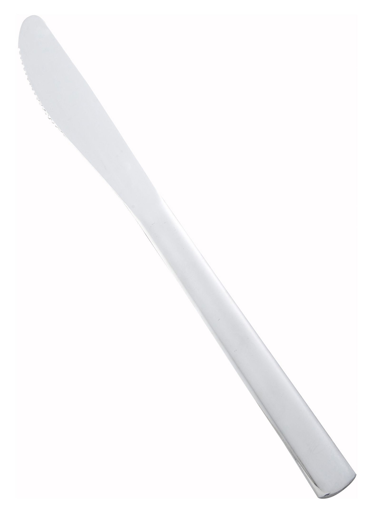 Winco 0002-08 Windsor Medium Weight 18/0 Stainless Steel Dinner Knife (12/Pack)