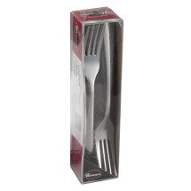 Winco 0082-05 Windsor Medium Weight 18/0 Dinner Fork In Clear View Pack (24/Pack)