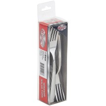 Winco 0082-06 Windsor Medium Weight 18/0 Salad Fork In Clear View Pack (24/Pack)