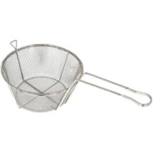 Winco FBRS-11 Round 6-Mesh Wire Fry Basket 10-1/2&quot;