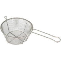 Winco FBRS-8 Round 6-Mesh Wire Fry Basket 8-1/2&quot;