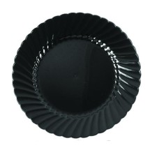 WNA Black Classicware Hard Plastic 6&quot; Plates , 180/Pack