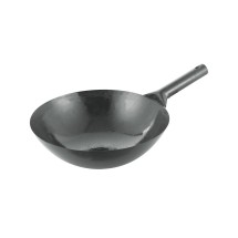 CAC China WOK-14BK Black Carbon Steel Wok 14&quot; Dia