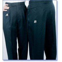 Henry Segal 9201 Women's Pleated-Front Black Pants
