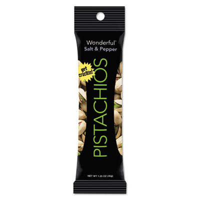Wonderful Pistachios, Dry Roasted and Salted, 5 oz, 8/Box