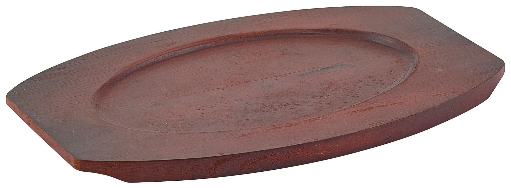 Winco APL-11UL Wood Underliner for 11" Oval Sizzling Platter