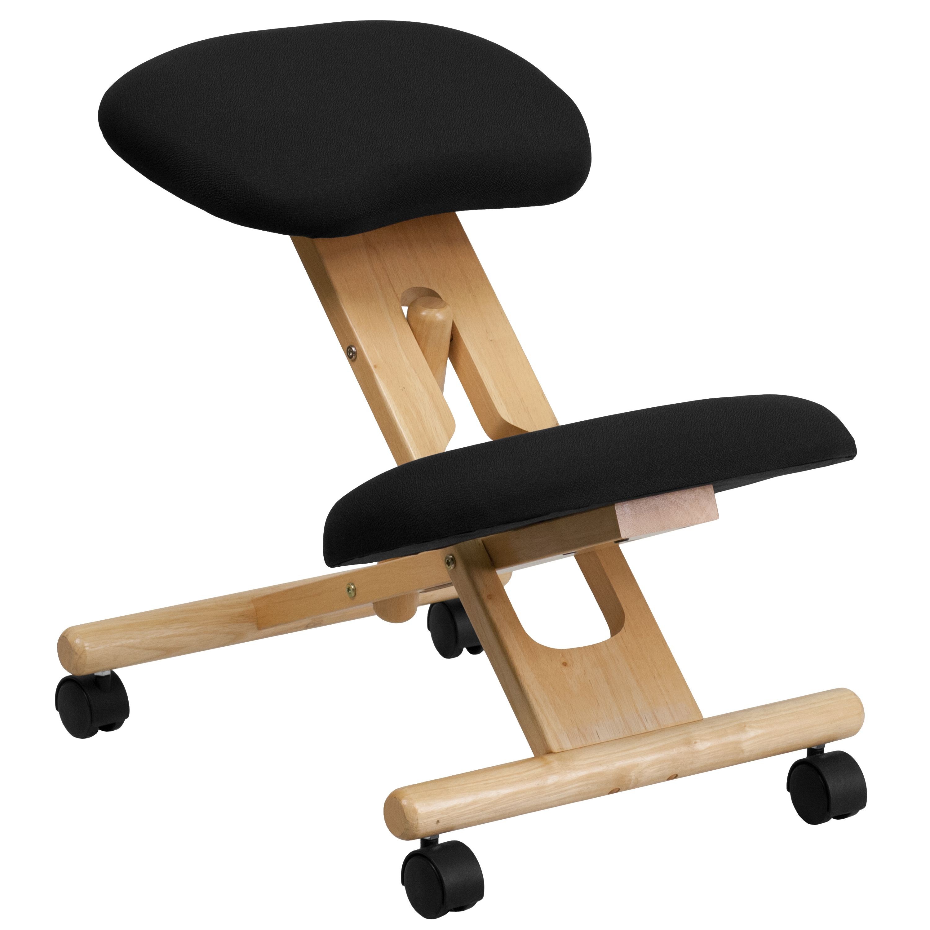 Flash Furniture WL-SB-210-GG Wooden Ergonomic Kneeling Posture Chair