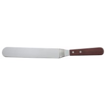 Winco TOS-9 Offset Spatula with 8-3/8&quot; Blade, Wooden Handle