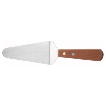 Winco TN166 Pie Server with Wooden Handle, 5-1/2&quot; Blade