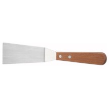 Winco TN165 Stainless Steel Grill Spatula with 2-1/2&quot; x 5-1/2&quot; Blade, Wooden Handle