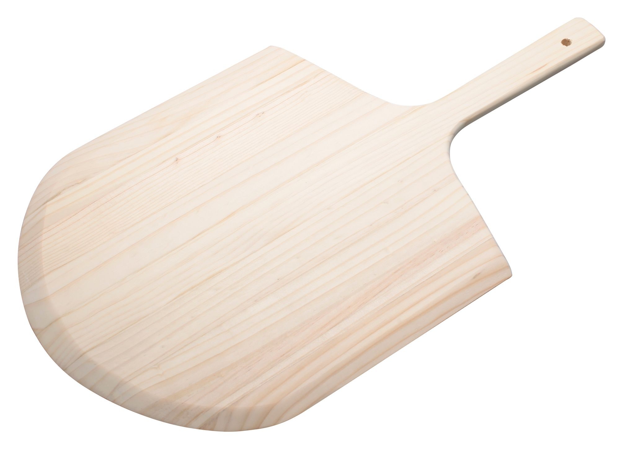 Winco WPP-1424 Wooden Pizza Peel with 14" x 16" Blade, 24" OL