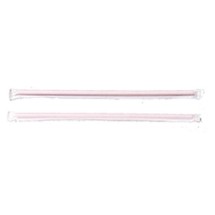 Wrapped Giant Straws, 10 1/4&quot;, Polypropylene, Red