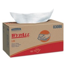 Wypall L30 Light Duty Wipers, Pop-Up Box, 10 Boxes/Carton
