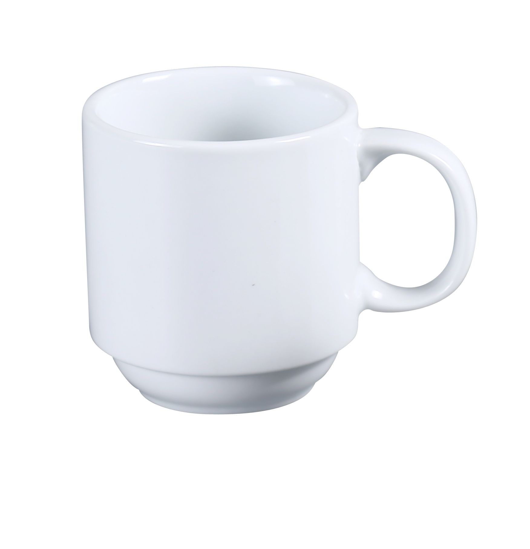 Yanco AC-12-P Abco 3 7/8" x 3 1/2" Stackable Prime Mug 12 oz.