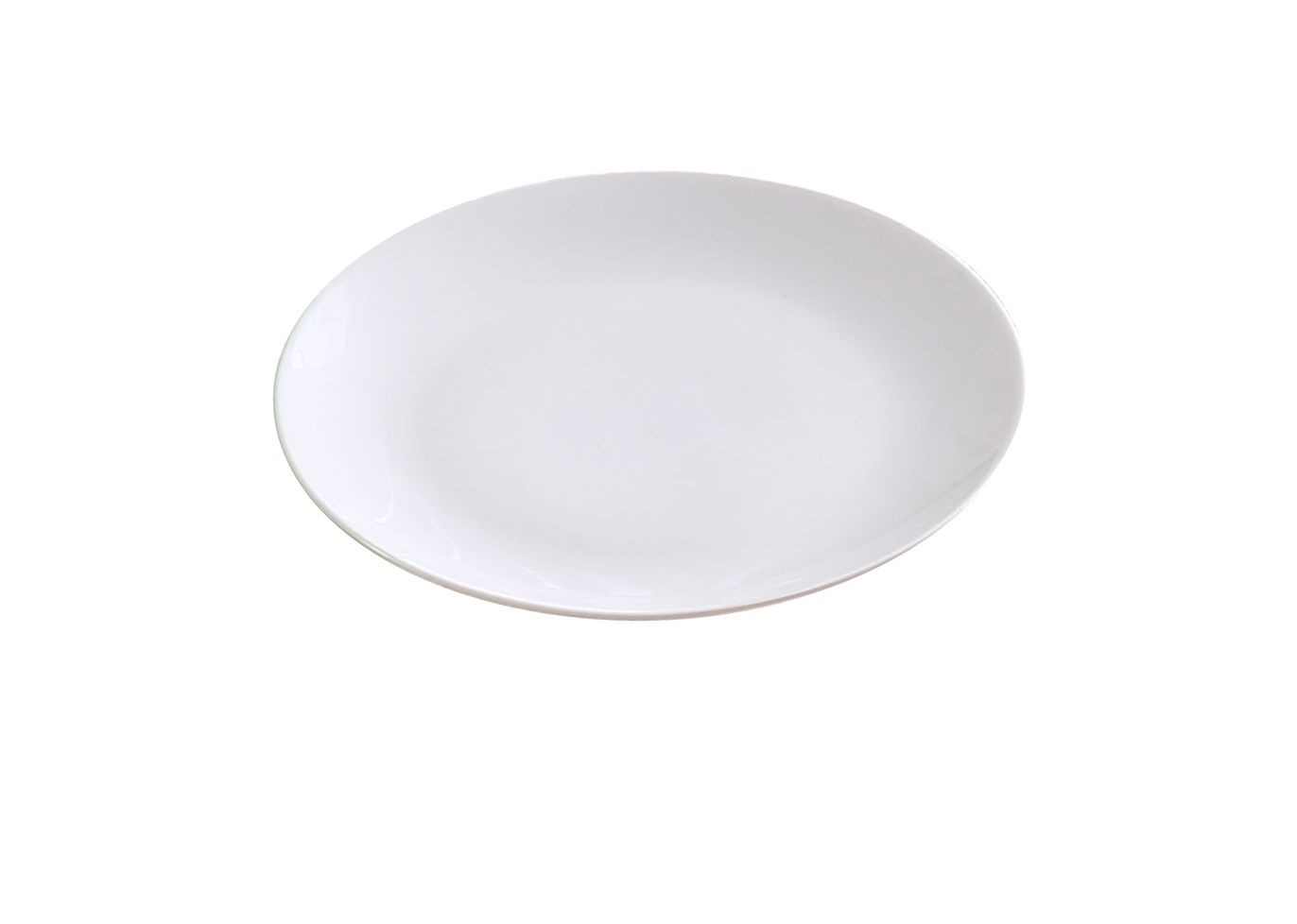 Yanco AC-7-C Abco Coupe Rimless Dessert Plate 7"