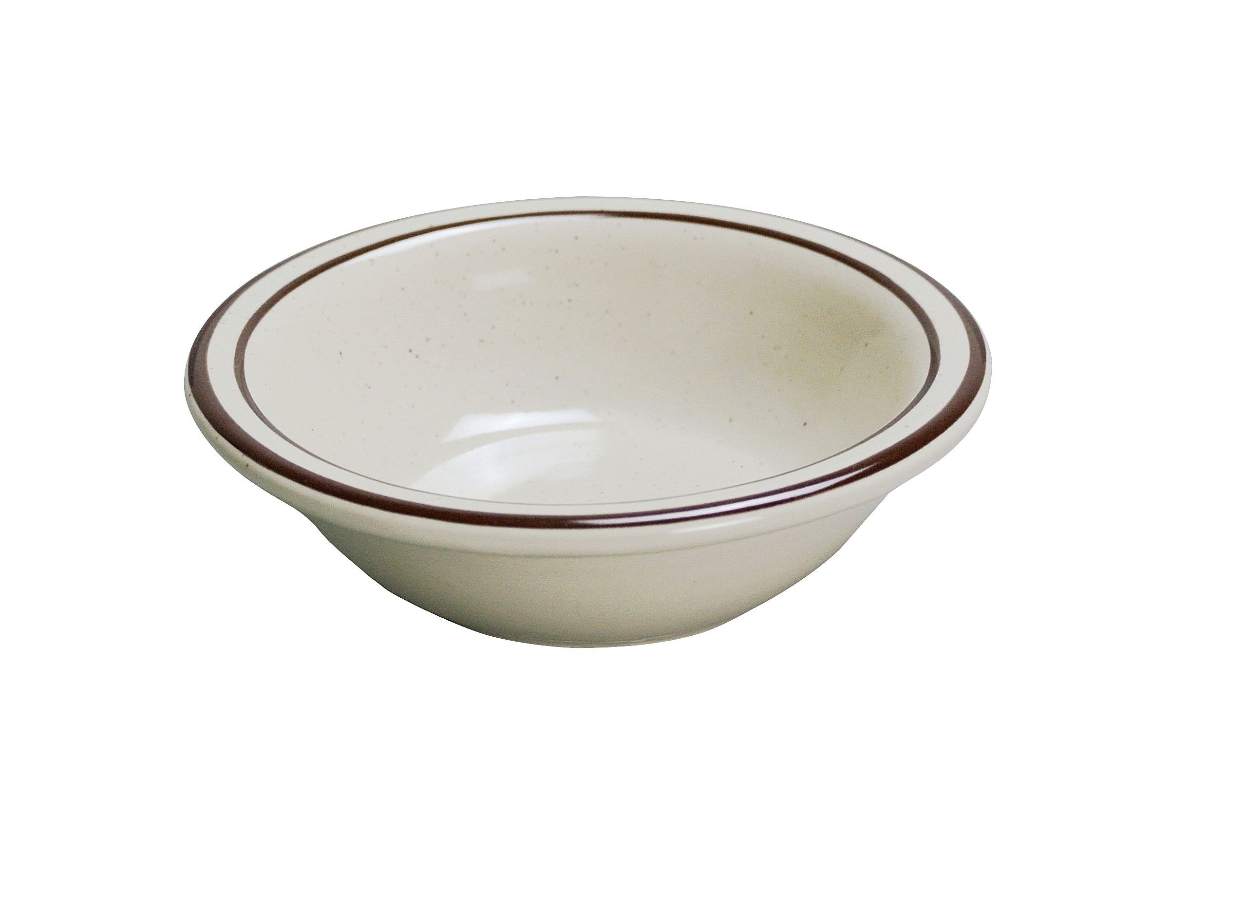 Yanco BR-11 Brown Speckled 4 5/8" Fruit Bowl 4 3/4 oz.