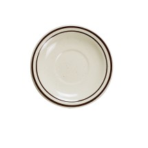 Yanco BR-2 Brown Speckled 5 1/2" Saucer