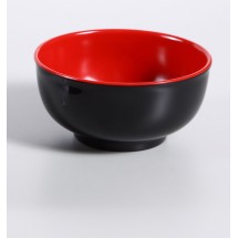 Yanco CR-560 Black Red Two Tone 6 7/8&quot; Bowl