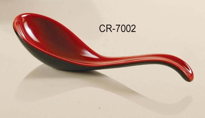 Yanco CR-7002 Black Red Two Tone 6 1/2" Spoon