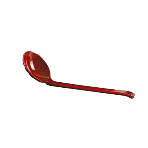 Yanco CR-7003 Black Red Two Tone 8 1/4" Noodle Spoon
