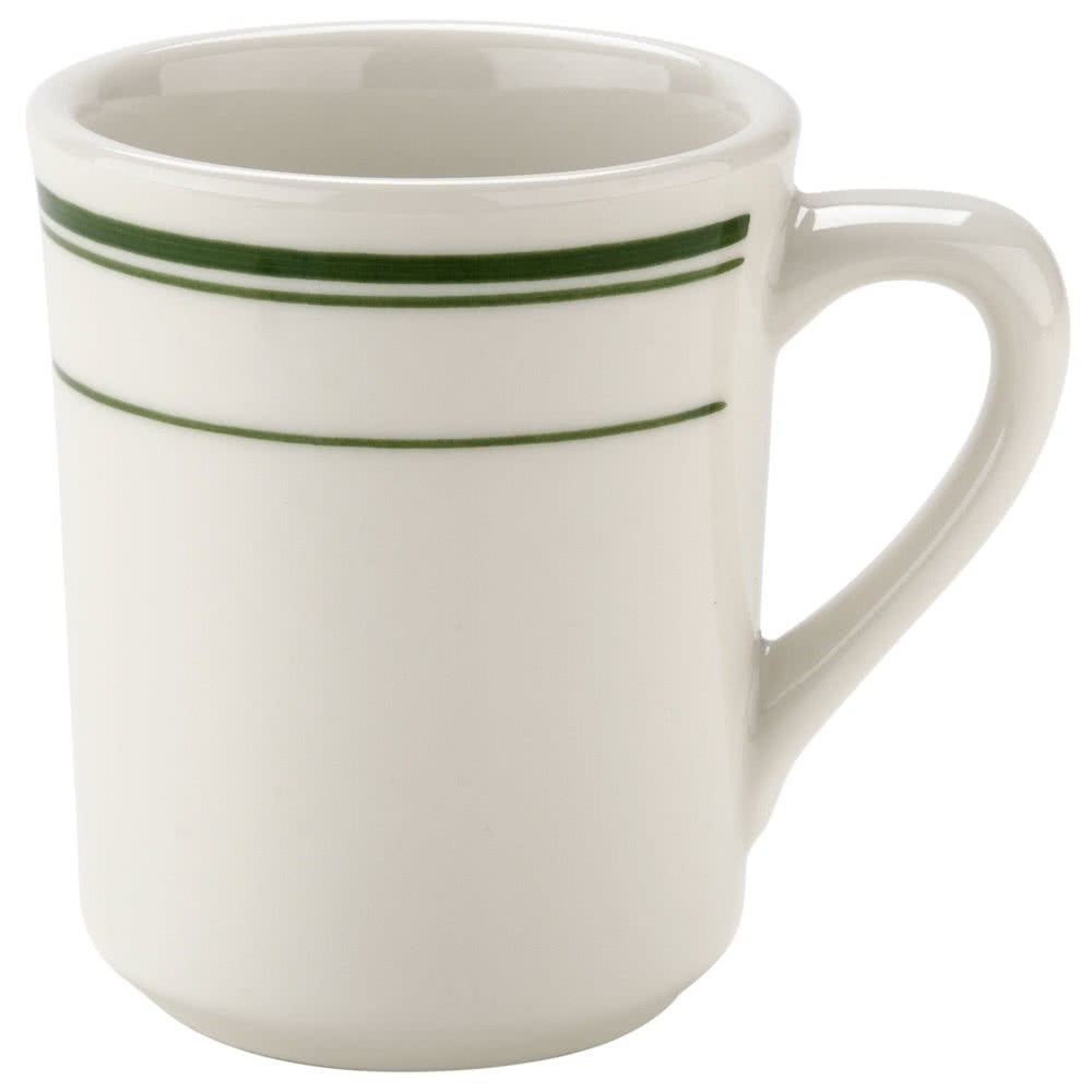 Yanco GB-17 Green Band 3 1/2" Mug 7 oz.