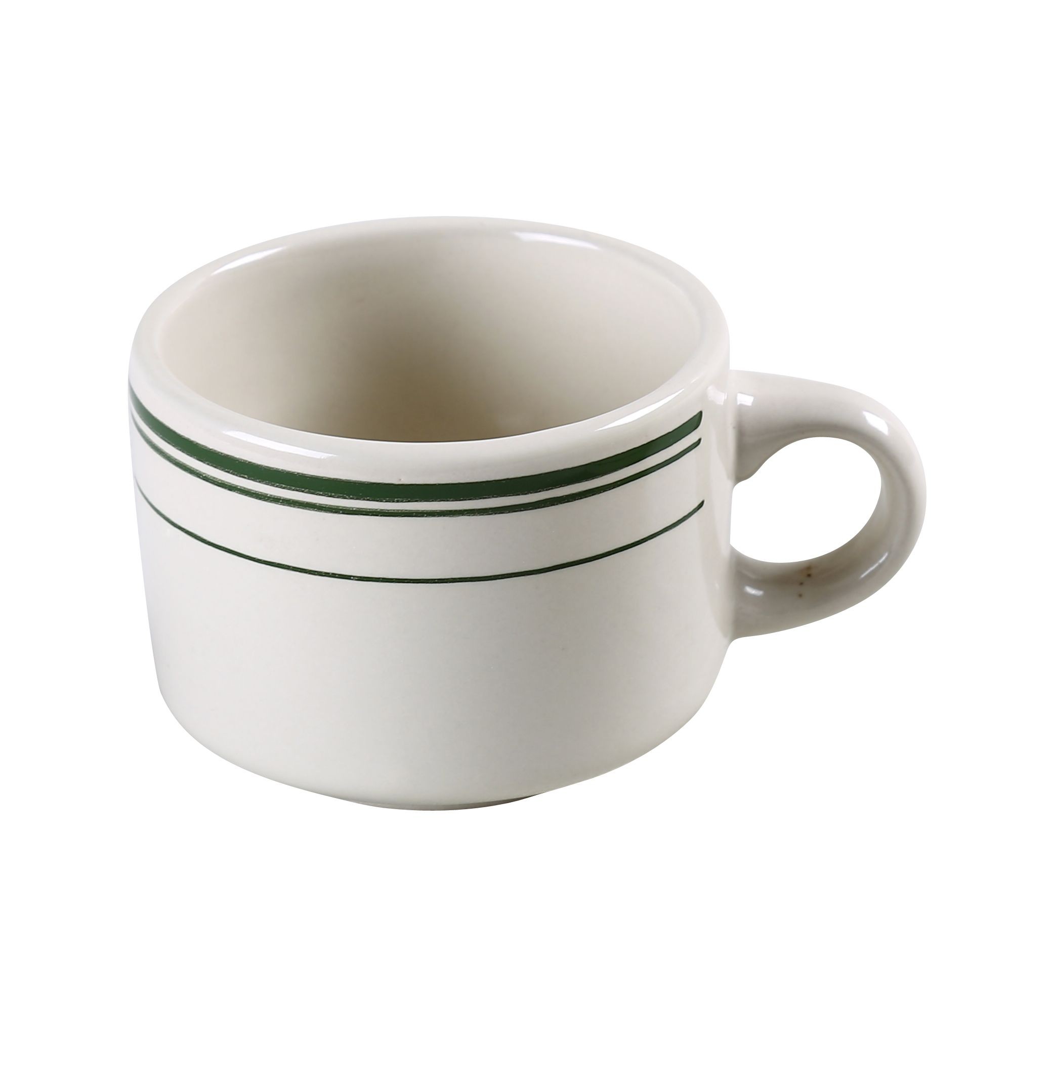 Yanco GB-23 Green Band 3" Stacking Cup 7 oz.