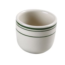 Yanco GB-45 Green Band 3 3/8" Chinese Tea Cup 4.5 oz.