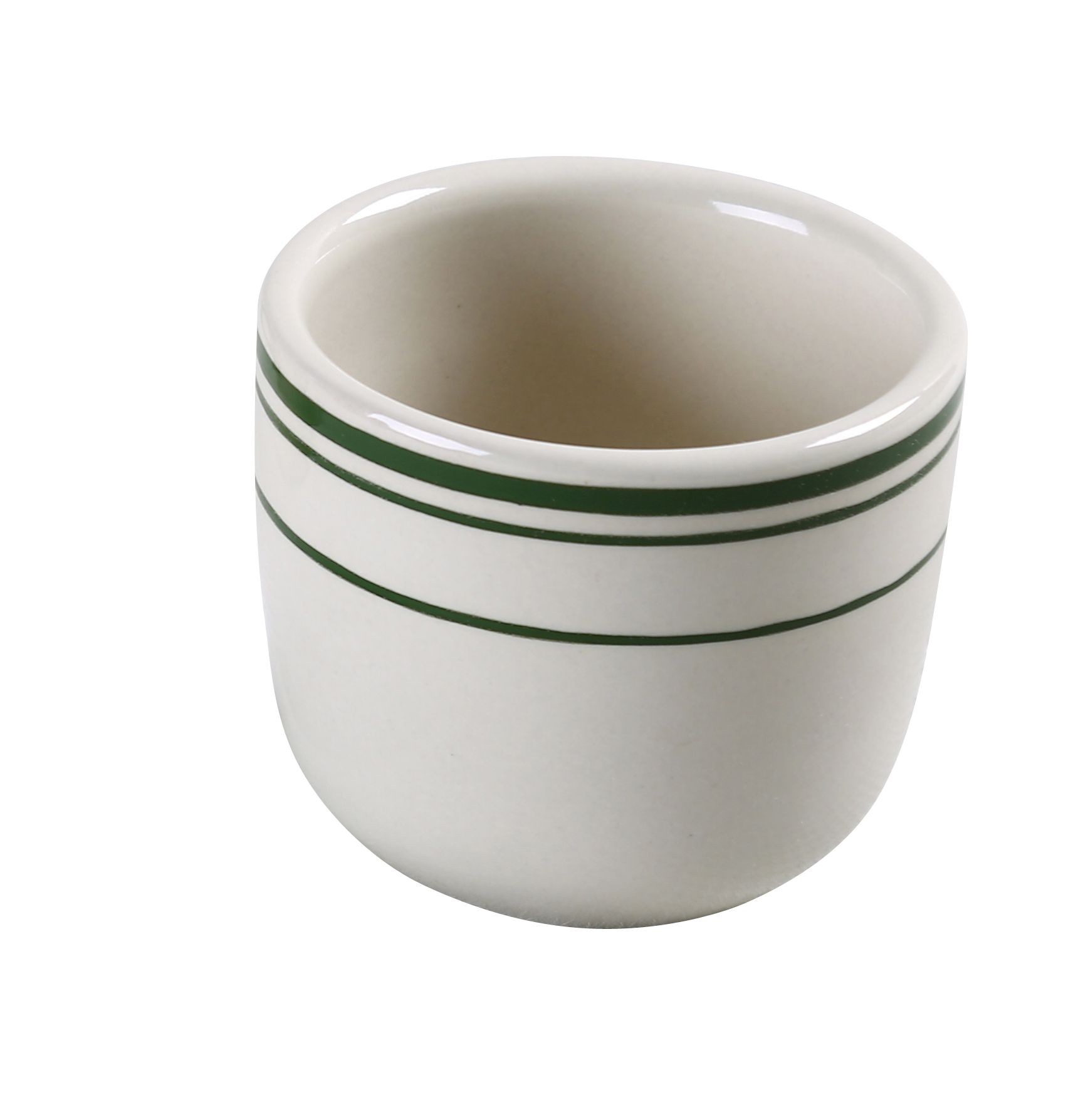 Yanco GB-45 Green Band 3 3/8" Chinese Tea Cup 4.5 oz.