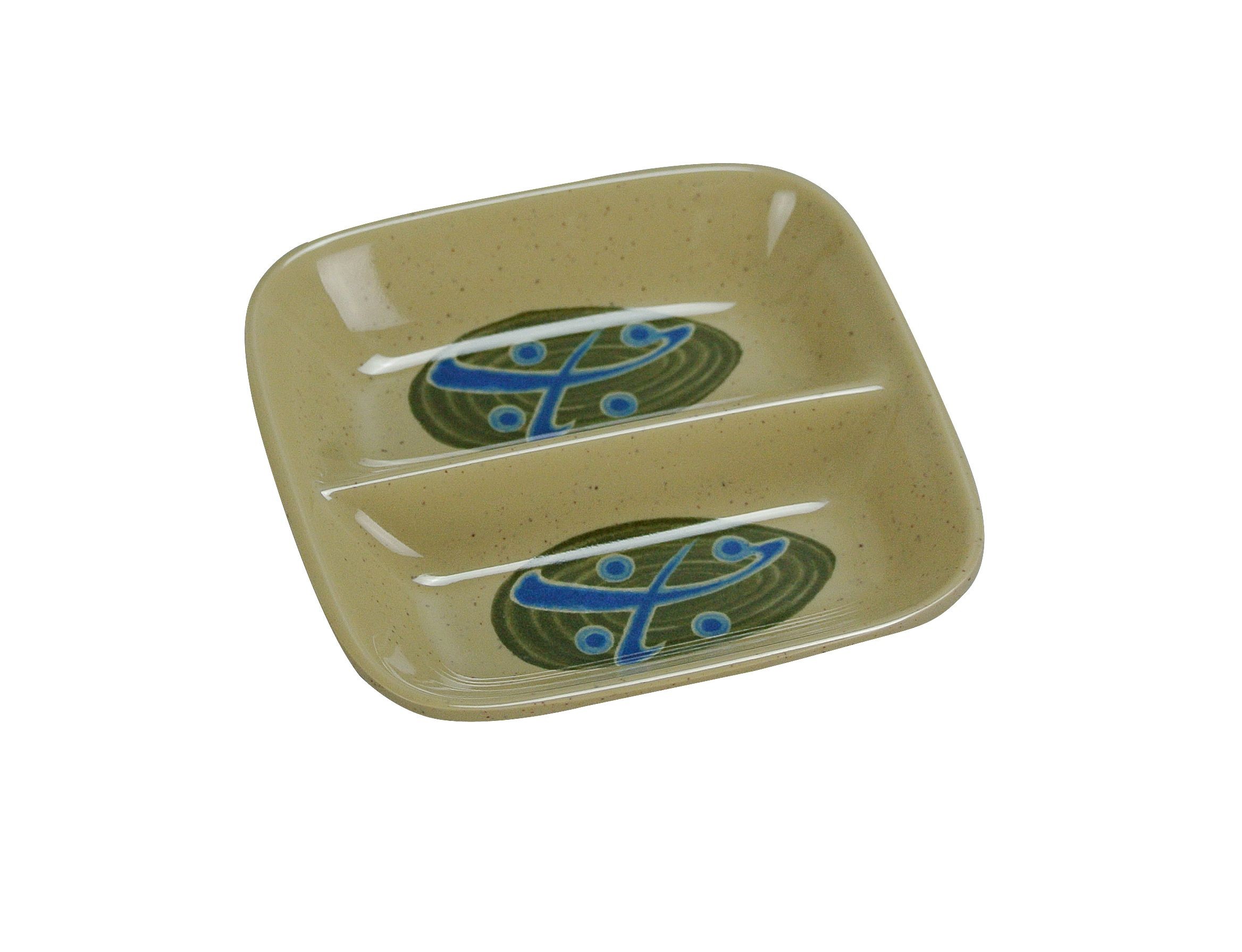 Yanco JP-0001 Japanese 3.5" Divided Sauce Dish