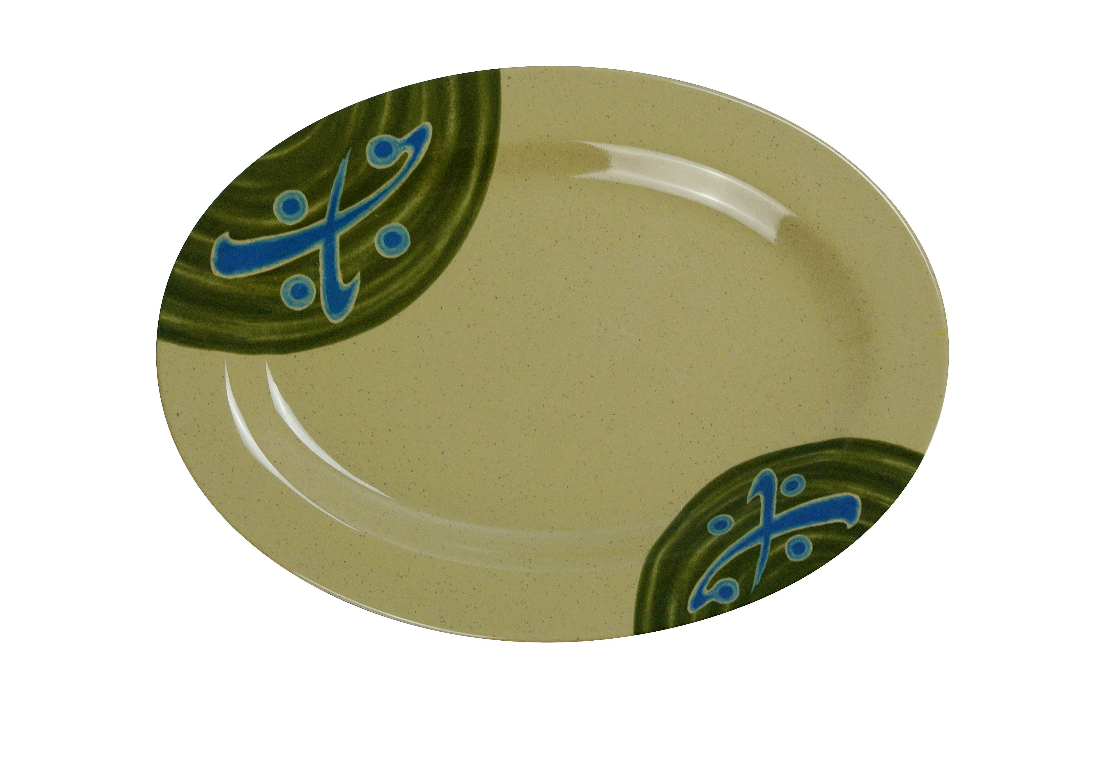Yanco JP-2009 Japanese 9" Oval Plate